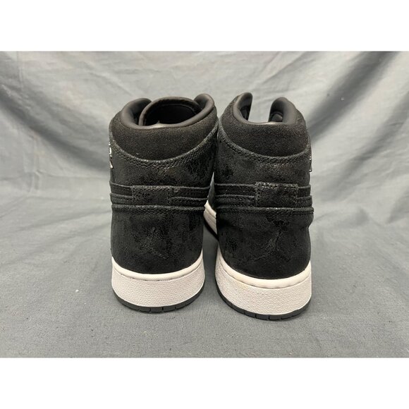 Nike Boys Jordan 1 Retro High (GS) 2016 Heiress Black Suede Size 6.5 NEW NO BOX! - Picture 7 of 11